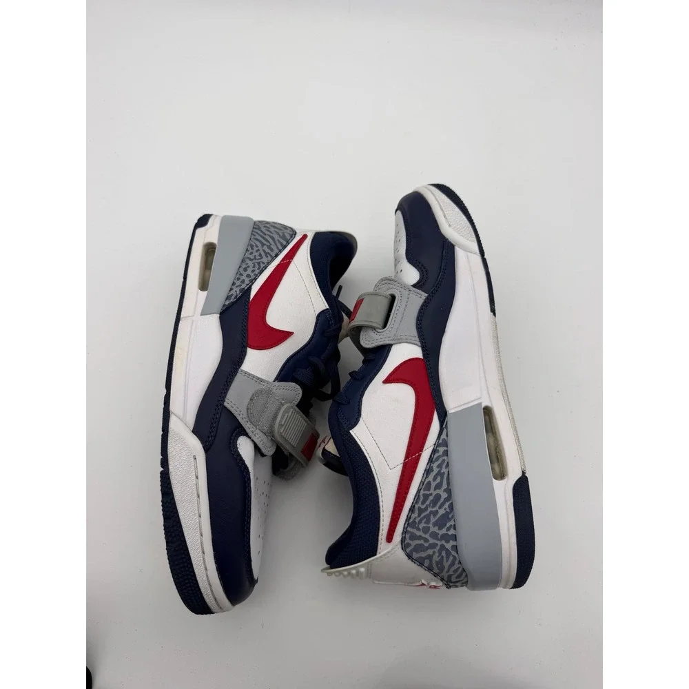 Jordan Legacy 312 Low USA White Navy Red Grey CD7069-164 Mens Size 9